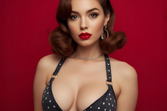 create an pin up girl and pin up girl