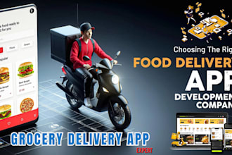develop food delivery app restaurant app grocery delivery app uber eats doordash