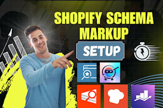 setup shopify schema markup via searchpie recipe kit rank math webrex storeseo