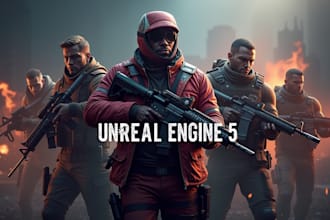 develop unreal engine game ue4 ue5 multiplayer game unreal engine development