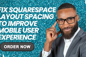 fix squarespace layout spacing to improve mobile user experience and usability