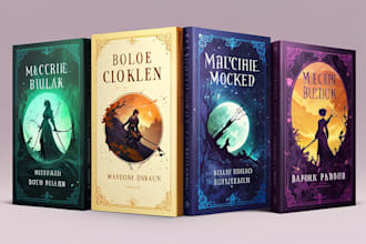design fantasy, romance and sci fi book covers