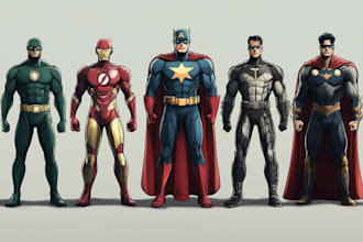 do a superhero comic