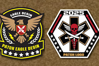 design custom military tactical army logo patch badge
