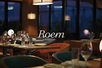 create branding of luxury and contemporary casual restaurant