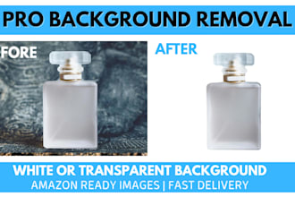 remove photo background to white or transparent