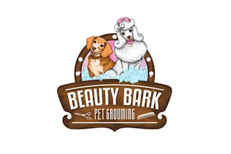 design inventive pet grooming salon logo
