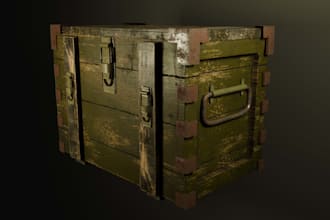 model 3d game assets and environments in blender