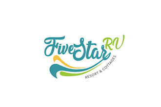 design wonderful amazing rv resort logo