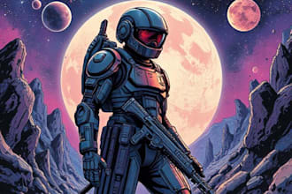 sci fi illustration and sci fi art