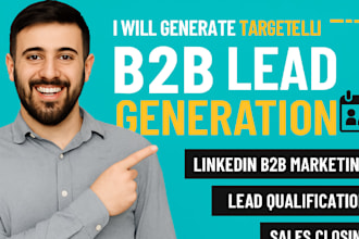 generate high ticket sales sales closer sales representative b2b sales leads