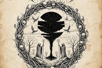 make a warhammer inspired logo