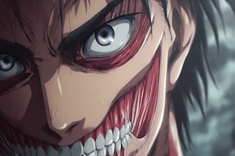 draw attack of titans custom portrait