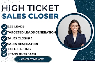 be your sales closer appointment setter highticket sales closer b2b sales closer