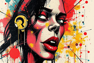 do illustration expresionism art, graffity, abstract