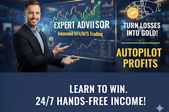 develop a professional expert advisor, gold, forex or crypto trading bot