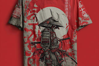 design japanese anime t shirts