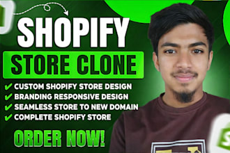copy shopify store, clone shopify store, shopify revamp