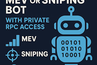 develop, deploy a custom evm bot for monitoring on chain opportunities