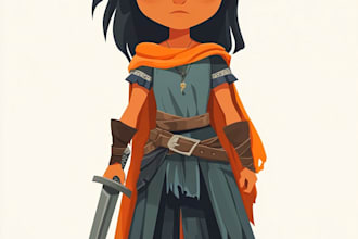 draw 2d game character