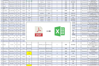 convert bank statement, PDF to excel or CSV format