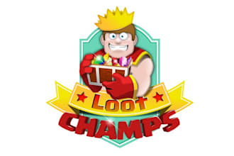 design fantastic clash of clans type logo