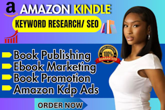 amazon kindle SEO, keyword research, book ebook optimization publisher rocket