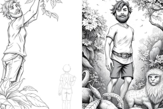 do black and white  illustration