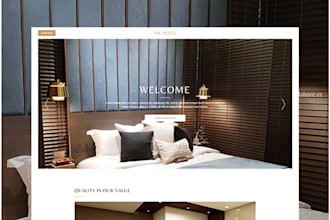 make hotel resort website design