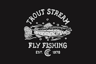 draw vintage typography for logo, stickers and t shirt