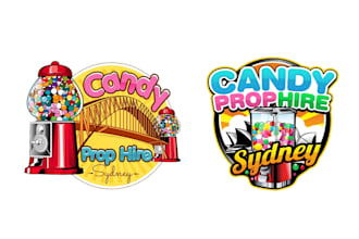 design unique candy logo