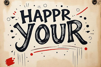 create handmade graffiti for your logo or your word