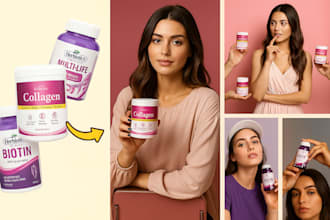 create lifestyle ai product photography with or without  your ai twin