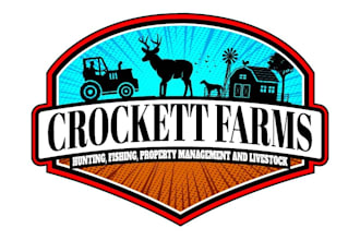 design a professional modern farms logo