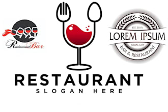 make design bar, club, hookah, bartendar, lounge, nightclub, drinks logo
