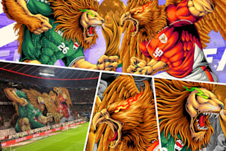 create design football supporter ultras, hooligans, tifo supporter, and other