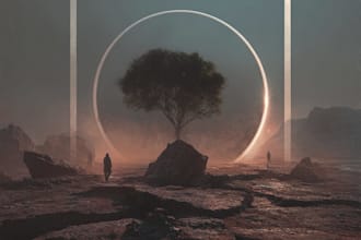 draw album cover, single or mixtape music artwork