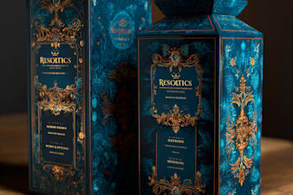 design a creative food product packaging, pouch, box design