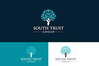 create professional life insurance business logo