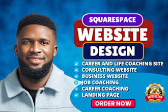 build a career and life coaching website for life coach consulting website