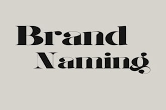creating names for business and brand names