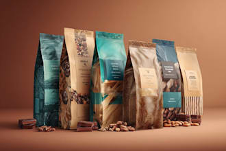 do food packaging and coffee bag packaging bag design