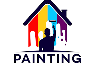 design a professional painting logo and renovation