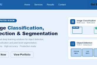 do image classification, object detection and image segmentation