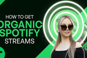 do spotify promotion to gain organic spotify streams with playlist promotion