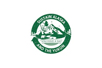 design super sustain alaska the yukon logo