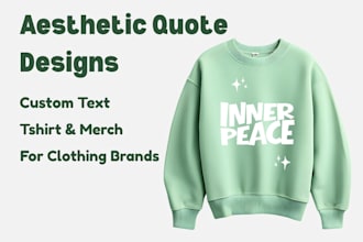 design minimal aesthetic t shirt designs with unique typography