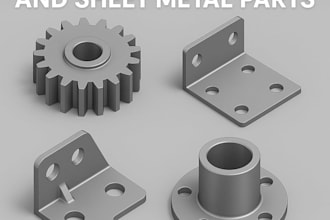 create professional 3d models for sheet metal and metal parts cad fusion