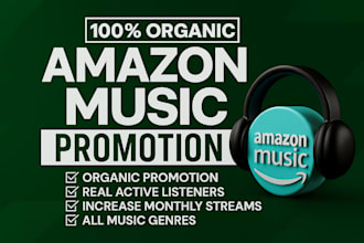do organic amazon music promotion, album promotion