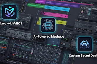 create a professional dj mix, edit, remix and  mashup for any genre, veo3